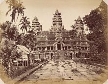 Angkor Wat photographed in 1866 by Emile Gsell (1838-1879)